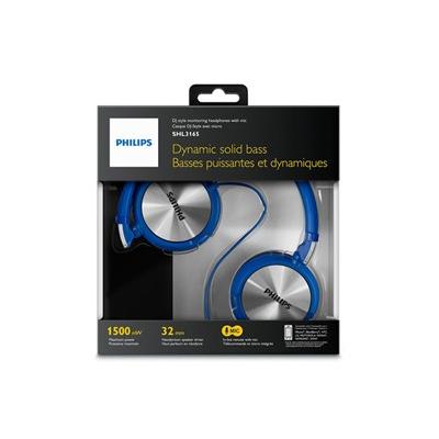 PHILIPS SHL3165BL/00 DYNAMIC SOLID BASS MAVİ KULAKÜSTÜ KULAKLIK