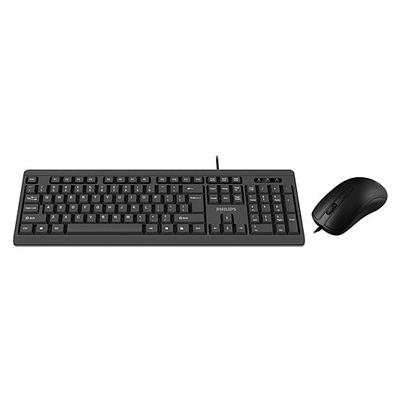 PHİLİPS SPT6224 SİYAH USB Q STANDART KABLOLU KLAVYE MOUSE SET