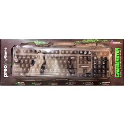 PREO GAME MASTER METAL GAMING KEYBOARD