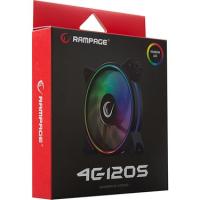 RAMPAGE 4C-120S 120*120*25MM GÖKKUŞAĞI RENKLİ KASA FANI