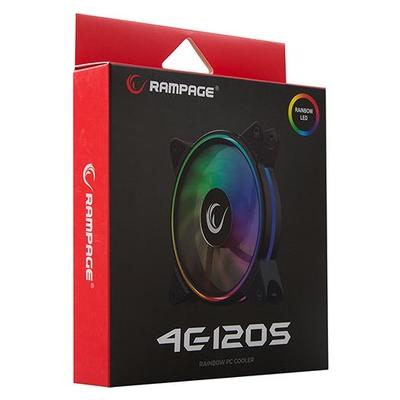 RAMPAGE 4C-120S 120*120*25MM GÖKKUŞAĞI RENKLİ KASA FANI