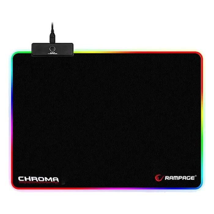 RAMPAGE MP-18 CHROMA 360X260X3MM LED AYDINLATMALI GAMİNG MOUSE PAD