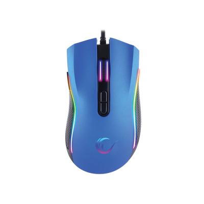 RAMPAGE SMX-R44 MAKROLU MAVİ 6400DPİ RGB LEDLİ GAMİNG OYUNCU MOUSE