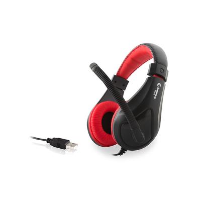 RAMPAGE SN-RU2 SİYAH/KIRMIZI OYUNCU USB MİKROFONLU KULAKLIK