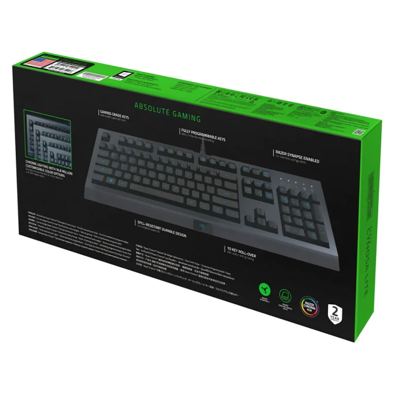 RAZER CYNOSA LİTE CHROMA GAMİNG KLAVYE TÜRKÇE