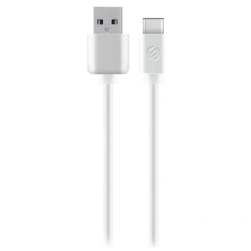 S-link TPC-KC15B 1M Beyaz 2A USB to Type-C Data + Sarj Kablosu