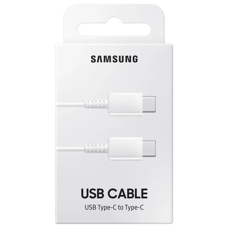 SAMSUNG EP-DA705BWEGWW TYPE C TO TYPE C BEYAZ KABLO
