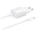 SAMSUNG TA800 FAST CHARGİNG BEYAZ 25W TYPE-C TO TYPE-C ŞARJI ALETİ