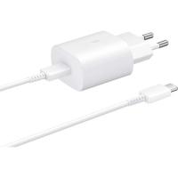SAMSUNG TA800 FAST CHARGİNG BEYAZ 25W TYPE-C TO TYPE-C ŞARJI ALETİ
