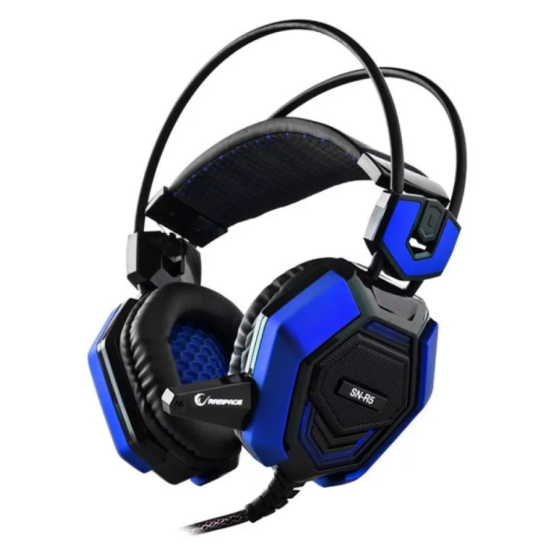 SNOPY RAMPAGE SN-R5BB SİYAH/MAVİ GAMING HEADSET MİKROFONLU KULAKLIK