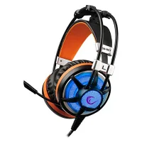 SNOPY RAMPAGE SN-RX7 EAGLE LEDLİ OYUNCU TURUNCU MİKROFONLU KULAKLIK