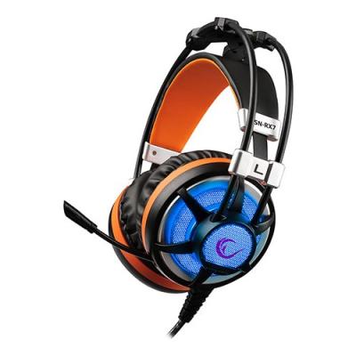 SNOPY RAMPAGE SN-RX7 EAGLE LEDLİ OYUNCU TURUNCU MİKROFONLU KULAKLIK
