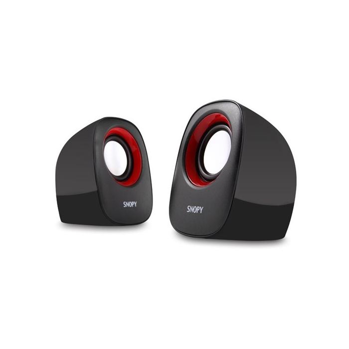 Snopy Sn 120 2 0 Siyah Kirmizi Usb Speaker Ucuzbudur