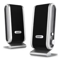 SNOPY SN-820 2.0 SİYAH/GÜMÜŞ LCD İNCE TASARIM USB SPEAKER
