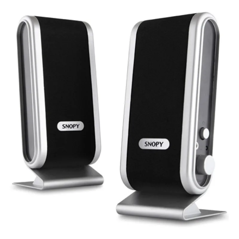 SNOPY SN-820 2.0 SİYAH/GÜMÜŞ LCD İNCE TASARIM USB SPEAKER