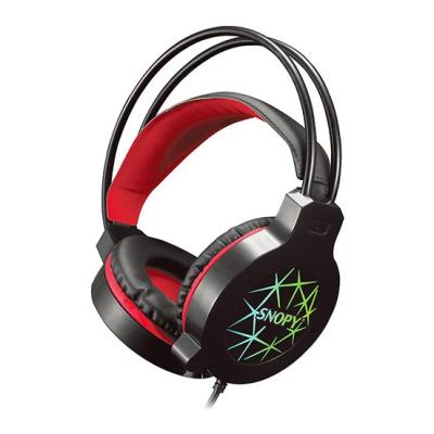 SNOPY SN-GX7 CRAZY SİYAH USB LEDLİ MİKROFONLU OYUNCU KULAKLIĞI