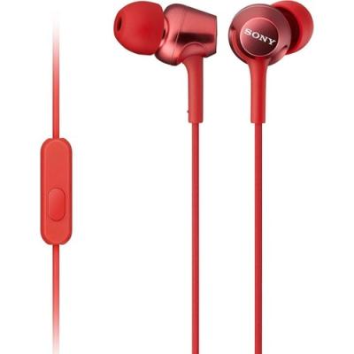 SONY MDR-EX250AP MİKROFONLU KULAK İÇİ KULAKLIK KIRMIZI