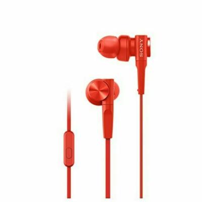 SONY MDR-XB55AP EXTRA BASS MİKROFONLU KULAK İÇİ KULAKLIK KIRMIZI