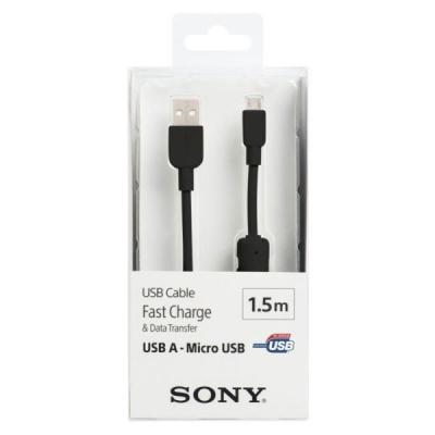 SONY MİCRO USB ŞARJ VE TRANSFER KABLOSU CP-AB150 SİYAH