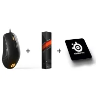 STEELSERİES RİVAL 110 MOUSE + QCK MOUSEPAD + BARDAK ALTLIĞI