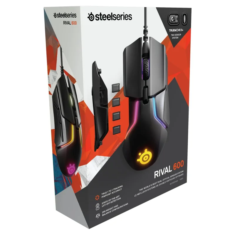 STEELSERIES RIVAL 600 RGB MOUSE