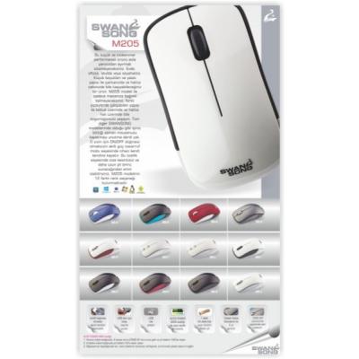 SWAN SONG SS-M205-L KABLOSUZ MOUSE BEYAZ