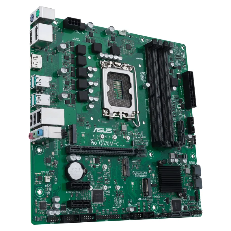 Asus Pro Q670M-C-CSM Intel LGA1700 DDR5 Micro ATX Anakart