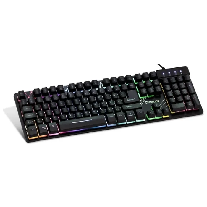 TEŞHİR CLASSONE RGB10 METAL LED IŞIKLI KLAVYE
