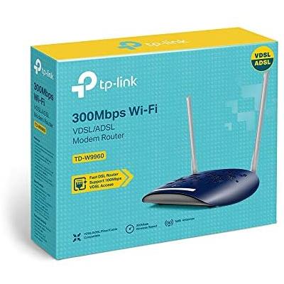 TP-LINK TD-W9960 4 PORT 10/100 300MBPS N VDSL/ADSL KABLOSUZ MODEM