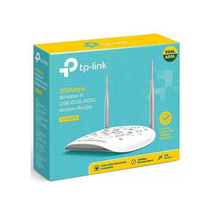 Tp Link Td W9970 300 Mps 5 Dbi Vdsl2 Adsl2 Modem Route Ucuzbudur