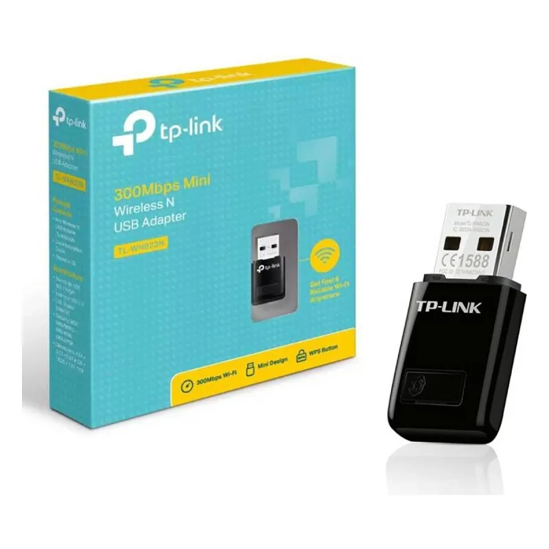 TP-Link TL-WN823N 300Mbps Wi-Fi Mini USB Adaptör