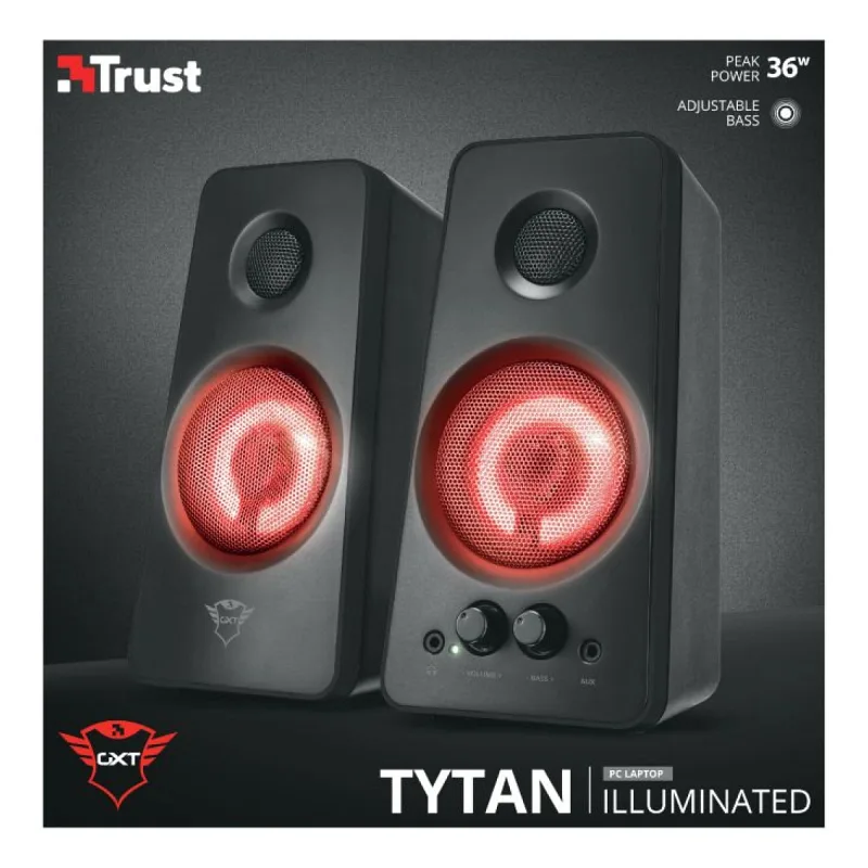 TRUST 21202 GXT 608 TYTAN IŞIKLI 2.0  GAMİNG HOPARLÖR