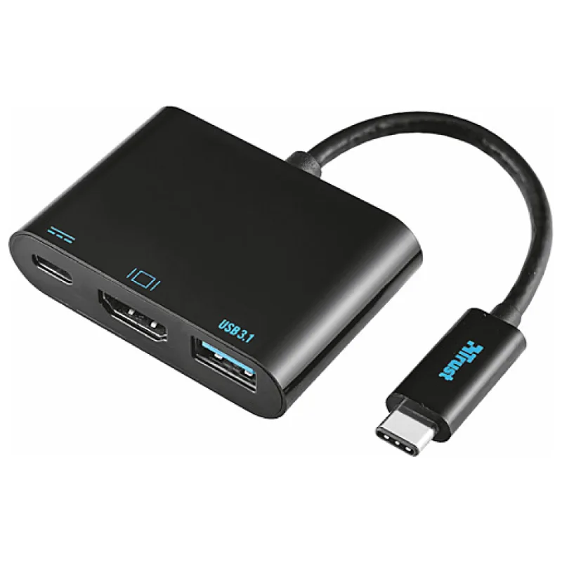 TRUST 21260 USB TYPE C MULTİPORT ADAPTÖR