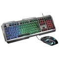 TRUST 22895 GXT845 TURAL TÜRKÇE Q OYUNCU COMBO KLAVYE MOUSE SET