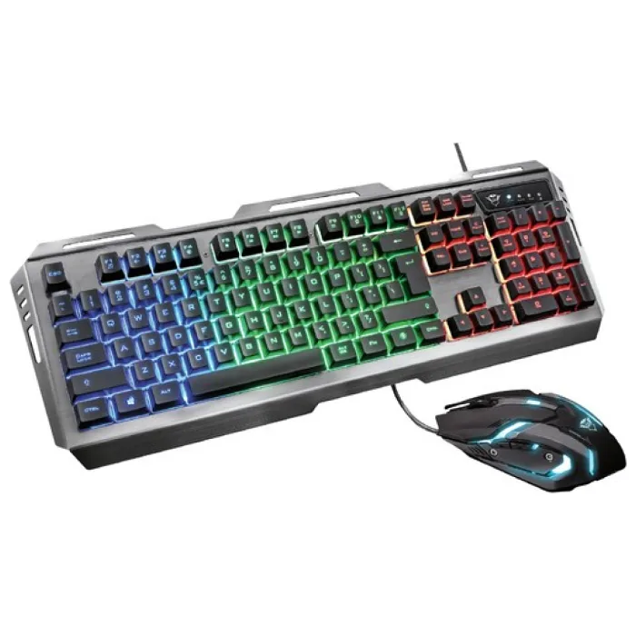 TRUST 22895 GXT845 TURAL TÜRKÇE Q OYUNCU COMBO KLAVYE MOUSE SET