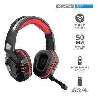 TRUST 23378  GXT 390 JUGA KABLOSUZ MİKROFONLU KULAKLIK