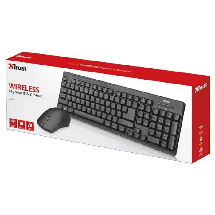 TRUST ZIVA KLAVYE MOUSE SET 22118