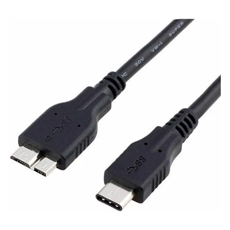 Type C to Micro B 3.0 HDD Kablo 1 Metre