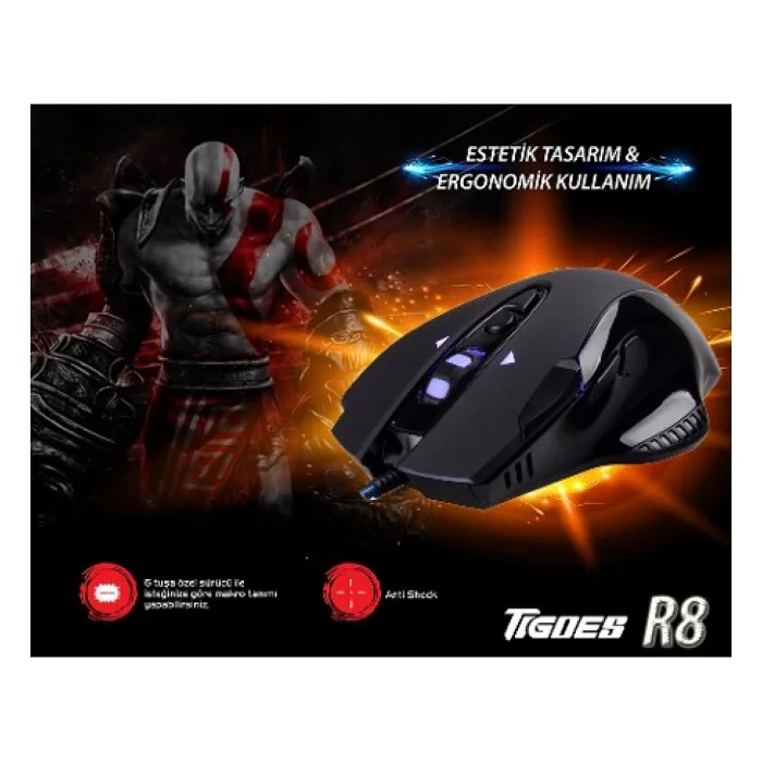 Tigoes R8 Macro Oyuncu Mouse