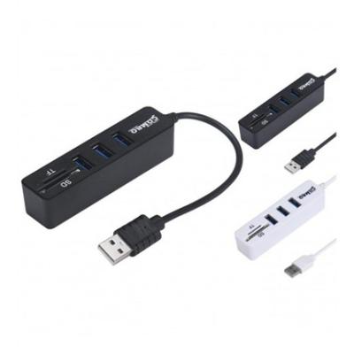 USB 2.0 COMBO HUB 3 PORT USB ÇOKLAYICI + 2 PORT KART OKUYUCU