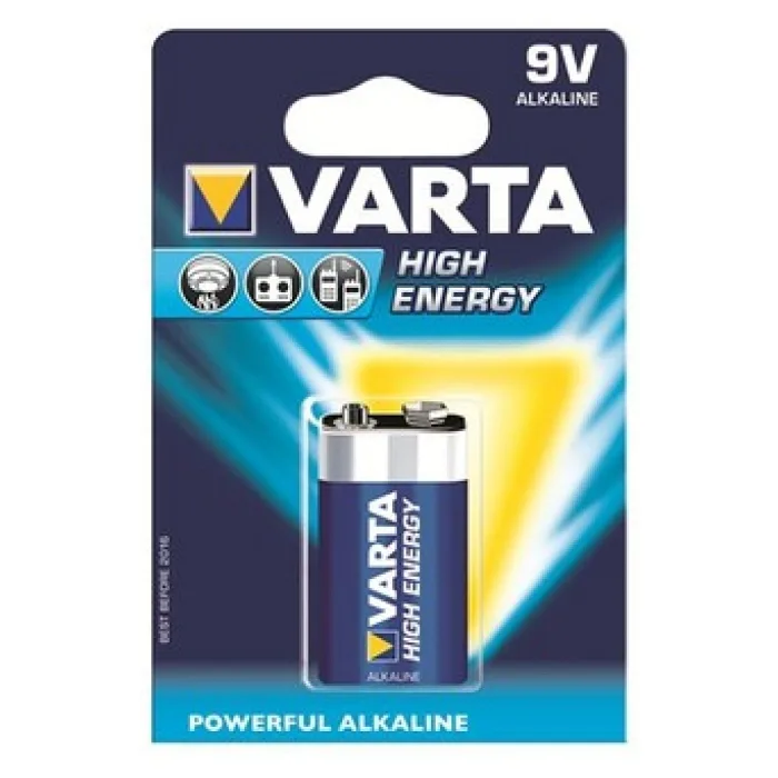 VARTA 9V  ALKALINE PIL