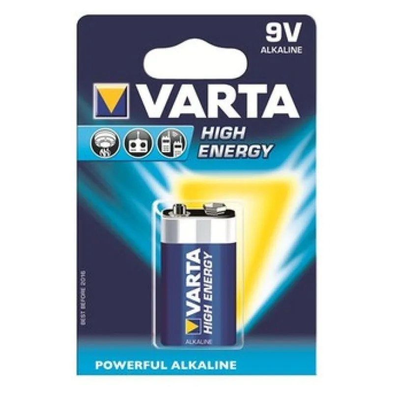 VARTA 9V  ALKALINE PIL