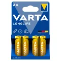VARTA LONGLİFE AA KALEM PİL 4'LÜ PAKET