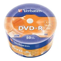 VERBATİM DVD-R 4.7GB 16X 50 Lİ