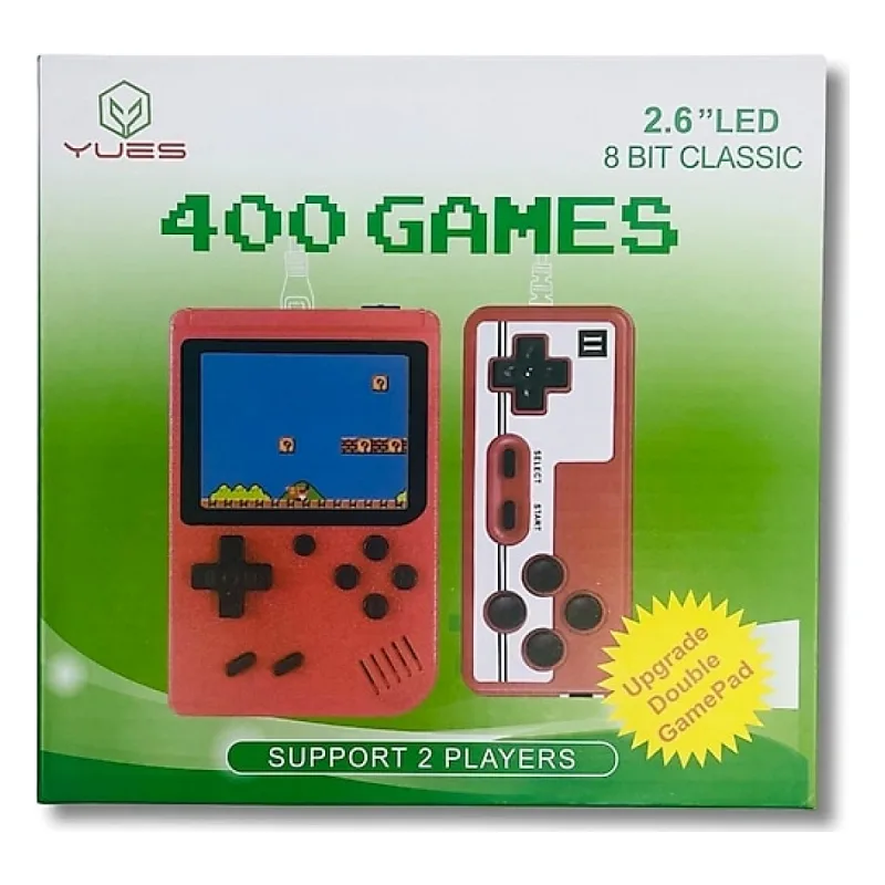 YUES 400 GAMES 2,6 LED 8 BIT CLASSIC ATARİ