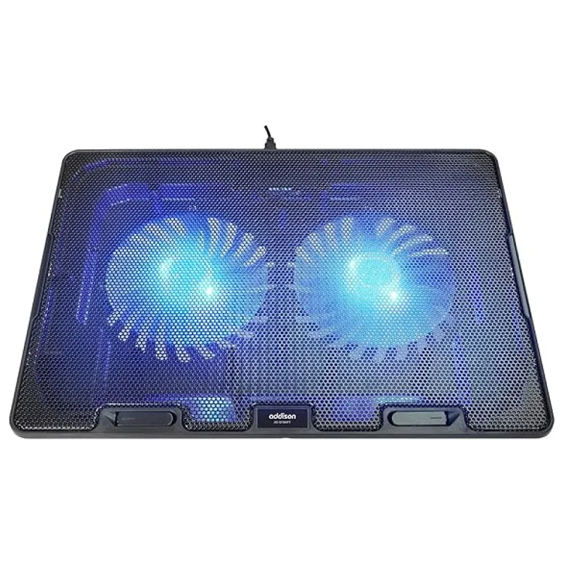 ADDİSON AD-S1 WAFT MAVİ LED IŞIKLI 2 FANLI 2 USB DC 5V 125*125*20MM NOTEBOOK SOĞUTUCU STAND