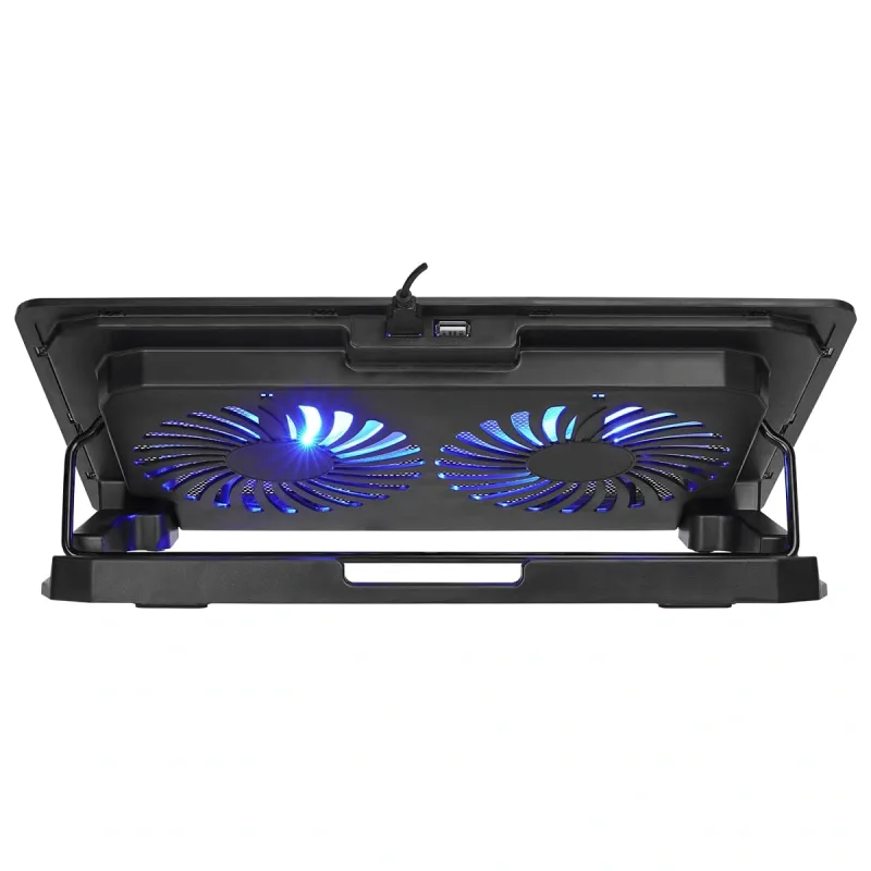 ADDİSON AD-S1 WAFT MAVİ LED IŞIKLI 2 FANLI 2 USB DC 5V 125*125*20MM NOTEBOOK SOĞUTUCU STAND