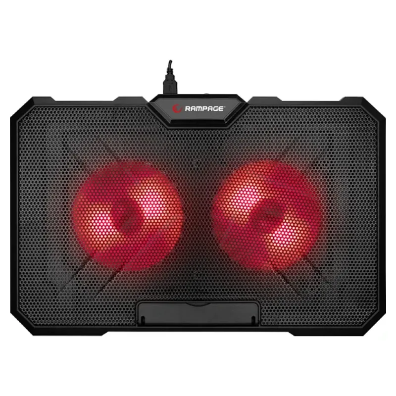 ADDİSON RAMPAGE AD-RC12 GAMEZONE SİYAH 2 FAN 2 USB RGB IŞIKLI 15"-17" NOTEBOOK SOĞUTUCU STAND