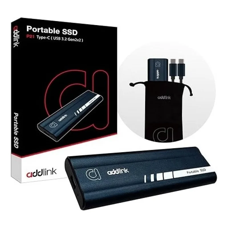 Addlink P21 AD2TBP21B2K USB 3.2 2 TB Taşınabilir SSD