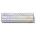 AKKO MONSGEEK FUN60 Pro Shine-Through White Hall Effect Manyetik Switch 8K Hz ARGB Kablosuz Hotswap Mekanik Gaming Klavye